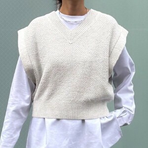 背心外套/马甲 前后2种穿法