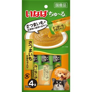 [いなばペットフード]いなば　ちゅーる　さつまいも　かぼちゃ入り14g×4P