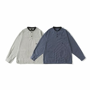 P19255 2024秋冬新作 Tシャツ メンズ トッブス  チェック 長袖 カジュアル