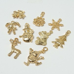 材料/零件 雪人 圣诞节 金属 10个