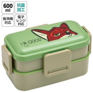 便当盒 2层 疯狂动物城 Disney迪士尼 600ml
