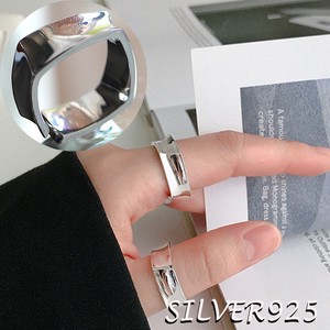 Silver-Based Plain Ring One size fits all Rings Unisex