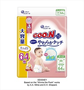 グーンプラス敏感肌にやわらかタッチ　Mサイズ 【オムツ】