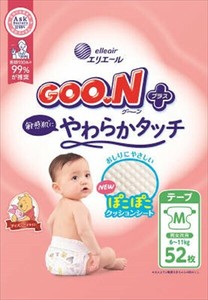 グーンプラス敏感肌にやわらかタッチ　Mサイズ 【オムツ】