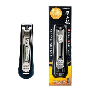 G−1024キヤツチヤー付ステンレス製高級つめきり 【耳掃除・ツメきり】