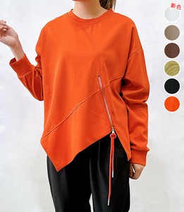 【2/3新色追加】アシメZIPトップス★衣料0030