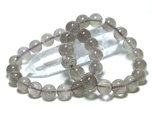 ☆高品質☆【ブレスレット】リビアングラス (パープル) (約11〜11.5mm) 【天然石 パワーストーン】