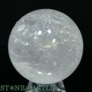 ☆一点物☆【置き石】丸玉 水晶 約92mm No.18 【天然石 パワーストーン】