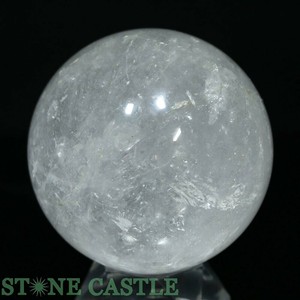 ☆一点物☆【置き石】丸玉 水晶 約87mm No.19 【天然石 パワーストーン】