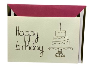 Greeting Card Cake