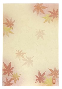 秋・はがき4枚1ｾｯﾄ 　紅葉　A17-072350