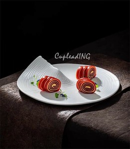 ＜人気商品＞激安セール 料理平皿 丘皿 前菜皿 冷皿 お菓子 陶磁器皿 大人気