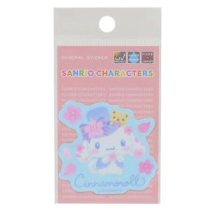 【ステッカー】シナモロール ミニステッカー キラキラ桜