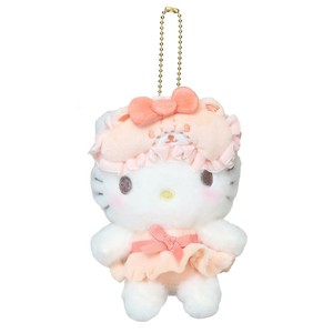 【マスコット】ハローキティ ミニぬいぐるみボールチェーン なかよしパジャマ