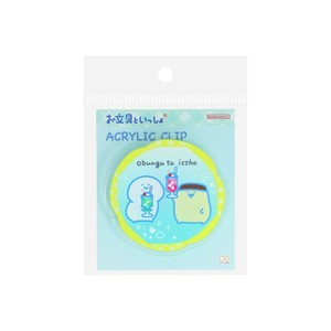 【文房具】お文具といっしょ アクリルクリップ クリームソーダ1