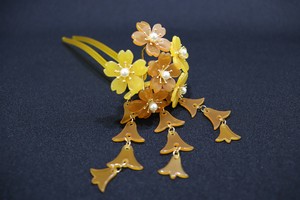 髪飾り かんざし ビラ桜 卵甲  (1171-1061-010)