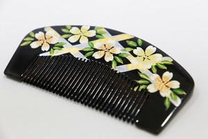 【かんざし】 くし 櫛かんざし 半京 櫛 黒（1171-1067-020）