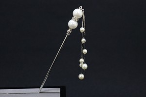 【かんざし】  かんざし パール 一差  シルバー（1171-1073-010）