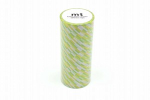 mt ブロックストライプ グリーン 100mm MT10W439