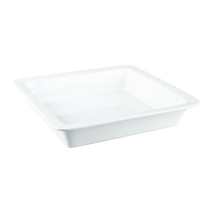 角型チューフィング用陶器　2／3サイズ　ビュッフェ　バイキング　ホテル　レストラン