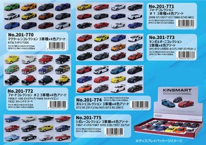 KiNSMART　ミニカー　コレクション　3車種×4色アソート
