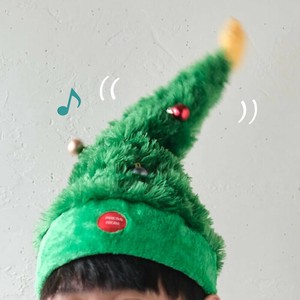【クリスマス】かぶれるダンシングツリー帽子