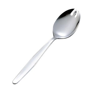 18−0　給食用スプーン　先割　穴無150mm