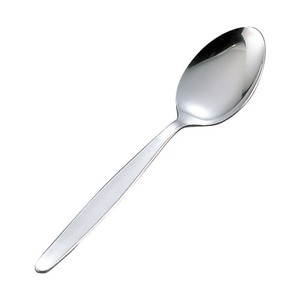 18−0　給食用スプーン　先丸　穴無150mm