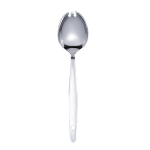 18−0　給食用スプーン　先割　穴明180mm
