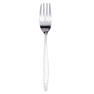 18−0　給食用フォーク　180mm　穴明