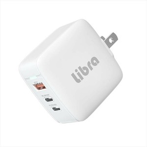 65W 3ポート窒化ガリウムPD充電器コンセント タイプC2口,USB1口●iPhone15、16で使用可能　ノートPCもOK