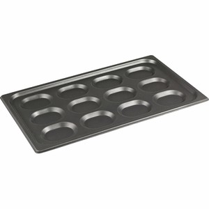 アルミオーバルパン　nonstick　12個穴　1／1用
