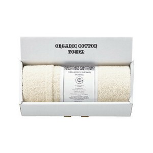 <低額ノベルティ>オーガニックコットン フェイスタオル1P　(OGE10060)