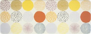 拭けるインテリアマット　45×120cm ドット
