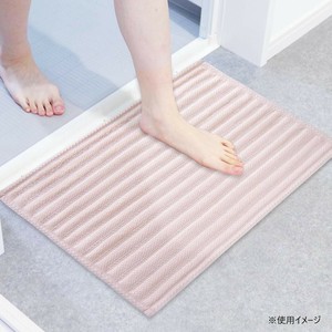 いっぺん使てみてバスマット 45×60cm　シェルピンク