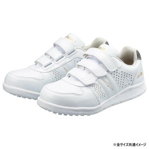 シモン プロスニーカー NS618 白静電 S 22.5cm 2313401