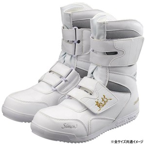 シモン プロスニーカー 鳶技S038 ホワイトC 25cm 2313490
