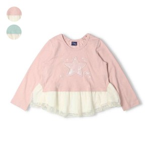 Kids' 3/4 Sleeve T-shirt Applique Switching