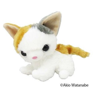 いっしょがいいね　ちょこんとマスコット　ミケ猫