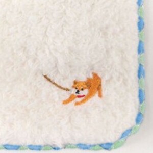 【しばたさん】イヤイヤシバタサンワンポイント刺繍タオル　『日本製』