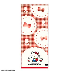 サンリオ ハローキティ セブンティーズチェック フェイスタオル