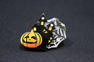 【 帯留め 】ハロウィン 南瓜 館 (1173-1088-010)