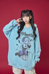 Hoodie "Harajuku Style" Collaboration with Neda Rune Devil Hoodie