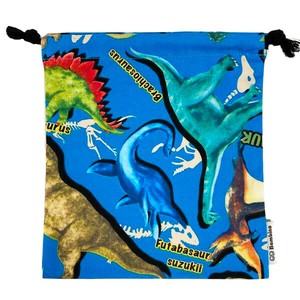 Pouch Dinosaur Drawstring Bag Small Case