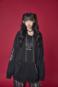 Hoodie "Harajuku Style" Rhinestone