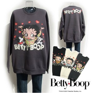 裏起毛　長袖トレーナー　【BETTY BOOP】