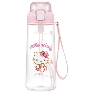 Water Bottle Hello Kitty One Push Skater 630ml