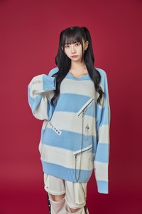 Sweater/Knitwear "Harajuku Style" Distressed Border Pattern Crew Knit Bulky Knit