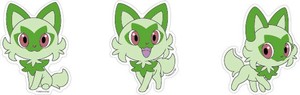 ポケットモンスター モバイルステッカー ニャオハ POKE-840H