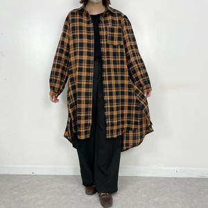 ★バックシャンチェックワンピース